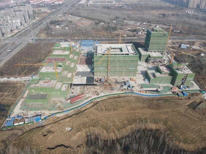 Buildings of CNBM（Hefei）Technology Center Topped Out